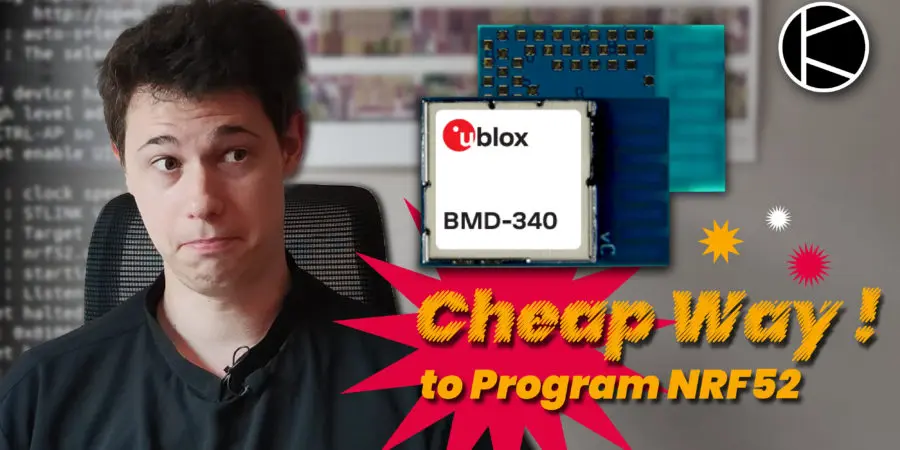 How to cheaply program a BMD-340 module using an st link V2